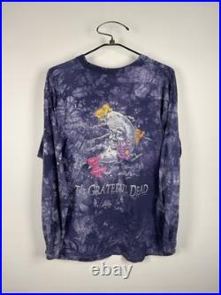 1995 Grateful Dead Till The Morning Comes Tie Dye Longsleeve Size XL 24x30