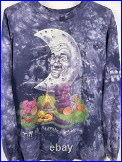 1995 Grateful Dead Till The Morning Comes Tie Dye Longsleeve Size XL 24x30
