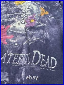 1995 Grateful Dead Till The Morning Comes Tie Dye Longsleeve Size XL 24x30