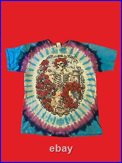 1995 Vintage Grateful Dead Tie Dye Shirt Size L