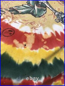 1996 Lithuania Grateful Dead Vintage Shirt liquid blue single stitch travis scot