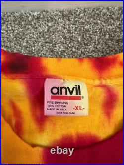 1996 Team Lithuania Grateful Dead Liquid Blue Basketball Tee Jonah Hill Vintage