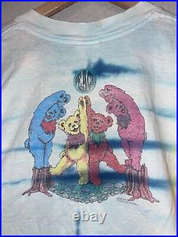 1998 Vintage Grateful Dead Music Tie Dye Bears Bear Shirt VTG 90s VTG L Large