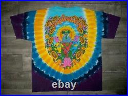 2006 Grateful Dead Bear Inspiration Tie Dye Tshirt Tee Shirt Size XL Liquid Blue