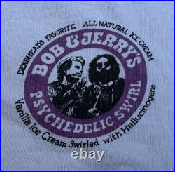 33 years old Vintage Bob And Jerry's Ice Cream (Grateful Dead) T-Shirt XL 1993