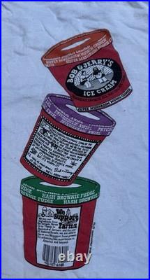 33 years old Vintage Bob And Jerry's Ice Cream (Grateful Dead) T-Shirt XL 1993