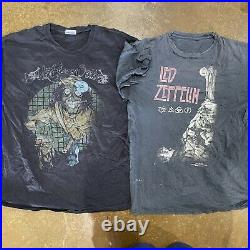 56pc RETRO Vtg NEW ERA Music Band T-Shirt Lot Pink Floyd Led Zeppelin Nirvana