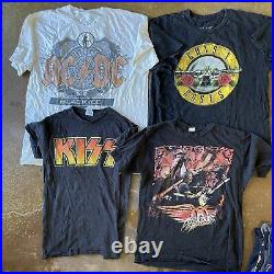 76 Pc RETRO Vtg NEW ERA Music Band T-Shirt Lot Grateful Dead Nirvana Iron Maiden
