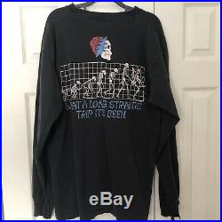 90s Vintage Grateful Dead Evolution Long Sleeve Shirt Rare Sz. XL DISTRESSED