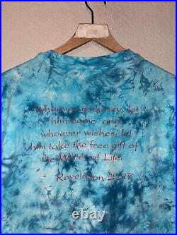 90s Vintage Grateful Dead To God To Sin Parking Lot Two Edged Sword Blue Shirt V