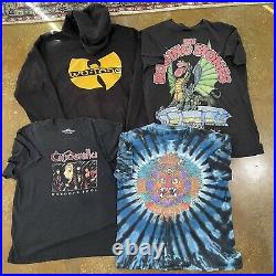 95pc RETRO Vtg NEW ERA Music Band T-Shirt Lot Pink Floyd Led Zeppelin Nirvana