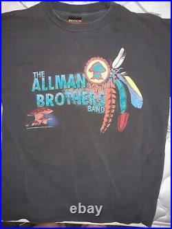 Allman Brothers Band 1992 shirt rare vintage Large Lynyrd Skynyrd Grateful Dead