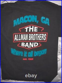 Allman Brothers Band 1992 shirt rare vintage Large Lynyrd Skynyrd Grateful Dead