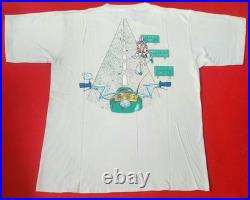 Authentic Grateful Dead 1988 Monterey CA Single-Stitch White Tour Shirt LRG
