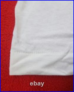 Authentic Grateful Dead 1988 Single-Stitch White T-Shirt with Skeleton Art, Size L