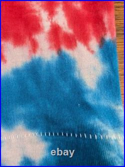 Authentic Grateful Dead 1988 Uncle Sam Tie-Dye Single-Stitch Shirt, Men's Large
