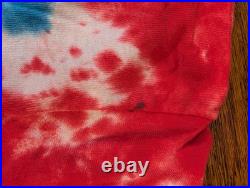 Authentic Grateful Dead 1988 Uncle Sam Tie-Dye Single-Stitch Shirt, Men's Large