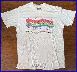 Authentic Grateful Dead 1989 Rainbow Full Of Sound Double-Stitch Shirt, Size L