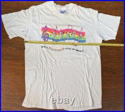 Authentic Grateful Dead 1989 Rainbow Full Of Sound Double-Stitch Shirt, Size L