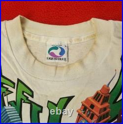 Authentic Grateful Dead 1992 Wake Of The Flood Tour Single-Stitch Tie-Dye Shirt