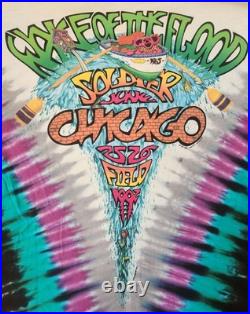 Authentic Grateful Dead 1992 Wake Of The Flood Tour Single-Stitch Tie-Dye Shirt