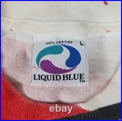 Authentic Grateful Dead 1993 Summer Tour American Flag Single-Stitch Shirt LRG