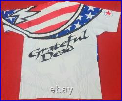Authentic Grateful Dead 1993 Summer Tour American Flag Single-Stitch Shirt LRG