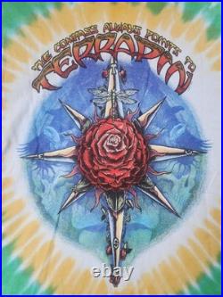 Authentic Grateful Dead 1997 Vintage Tie-Dye T-Shirt (Men's Size Large)