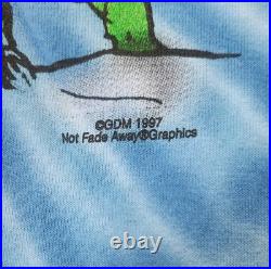 Authentic Grateful Dead 1997 Winter Christmas Tie-Dye Single-Stitch Shirt, Lrg