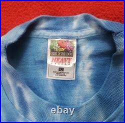 Authentic Grateful Dead 1997 Winter Christmas Tie-Dye Single-Stitch Shirt, Lrg