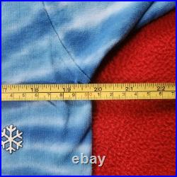 Authentic Grateful Dead 1997 Winter Christmas Tie-Dye Single-Stitch Shirt, Lrg