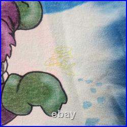 Authentic Grateful Dead 1997 Winter Christmas Tie-Dye Single-Stitch Shirt, Lrg