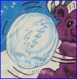 Authentic Grateful Dead 1997 Winter Christmas Tie-Dye Single-Stitch Shirt, Lrg