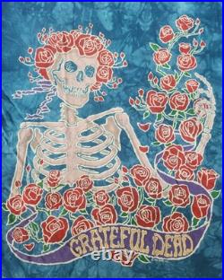 Authentic Grateful Dead Batik Bertha 1995 Spring Tour Single-Stitch Shirt LRG