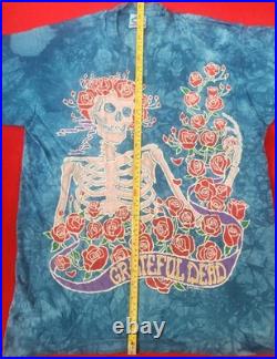 Authentic Grateful Dead Batik Bertha 1995 Spring Tour Single-Stitch Shirt LRG
