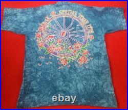 Authentic Grateful Dead Batik Bertha 1995 Spring Tour Single-Stitch Shirt LRG