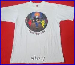 Authentic Grateful Dead Jerry Garcia Fare Thee Well 90s Single-Stitch Shirt, L