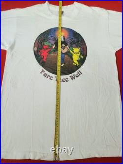 Authentic Grateful Dead Jerry Garcia Fare Thee Well 90s Single-Stitch Shirt, L