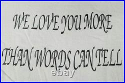 Authentic Grateful Dead Jerry Garcia Fare Thee Well 90s Single-Stitch Shirt, L
