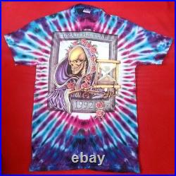 Authentic Grateful Dead New Year's 1992 Reaper Single-Stitch Tie-Dye Shirt, LRG
