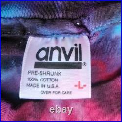 Authentic Grateful Dead New Year's 1992 Reaper Single-Stitch Tie-Dye Shirt, LRG
