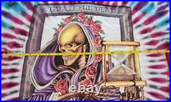 Authentic Grateful Dead New Year's 1992 Reaper Single-Stitch Tie-Dye Shirt, LRG