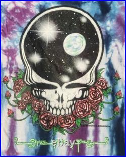 Authentic Grateful Dead Space Your Face 1987 Single-Stitch Tie-Dye Shirt, LRG