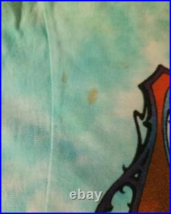 Authentic Grateful Dead Spring 1994 Single-Stitch Tie-Dye Florida Tour Shirt Lrg