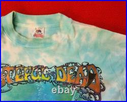 Authentic Grateful Dead Spring 1994 Single-Stitch Tie-Dye Florida Tour Shirt Lrg