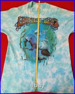 Authentic Grateful Dead Spring 1994 Single-Stitch Tie-Dye Florida Tour Shirt Lrg