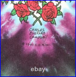 Authentic Grateful Dead The Endless Tour 1993 Single-Stitch Tie-Dye Shirt, LRG