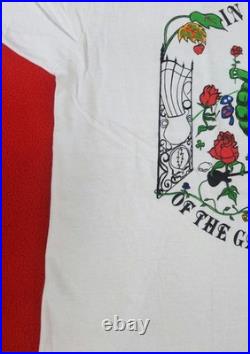 Authentic Grateful Dead Vintage 1991 NY/MA/OH Tour Single-Stitch White Shirt LRG