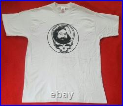 Authentic Jerry Garcia Grateful Dead 1995 Single-Stitch White T-Shirt (Size XL)