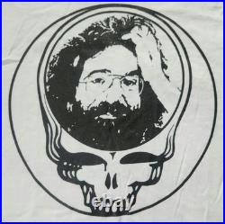 Authentic Jerry Garcia Grateful Dead 1995 Single-Stitch White T-Shirt (Size XL)